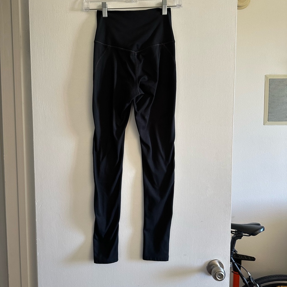 Girlfriend Collective Black Full Length High Waist Leggings size XS EUC - Picture 4 of 7